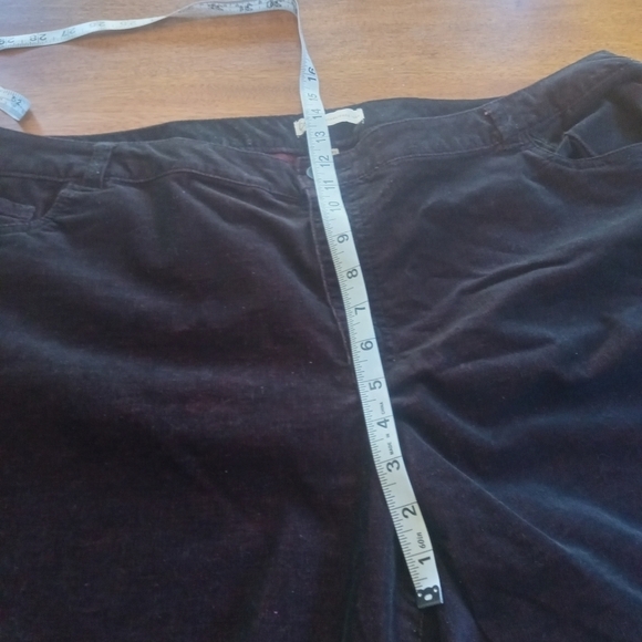 Women's Cato Purple & Black Strsight Leg Pants Plus Size 22W - Picture 4 of 6